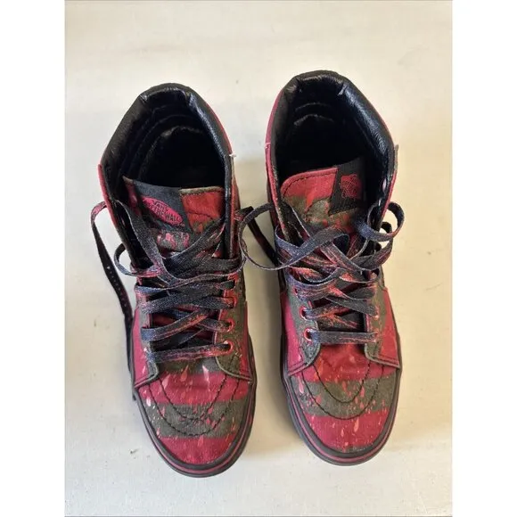 Vans House Of Terror Nightmare On Elm Street Freddy Krueger M/5.5 W/7
