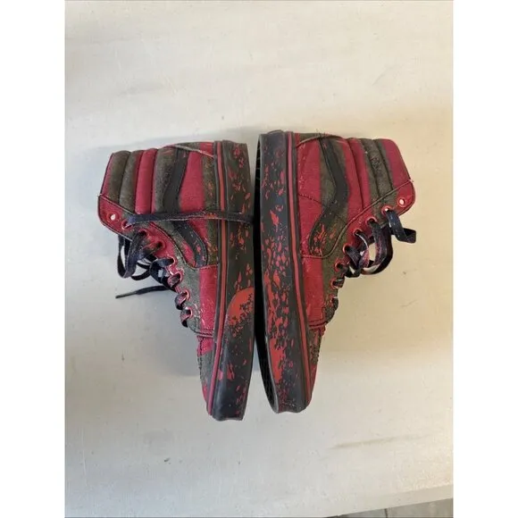 Vans House Of Terror Nightmare On Elm Street Freddy Krueger M/5.5 W/7