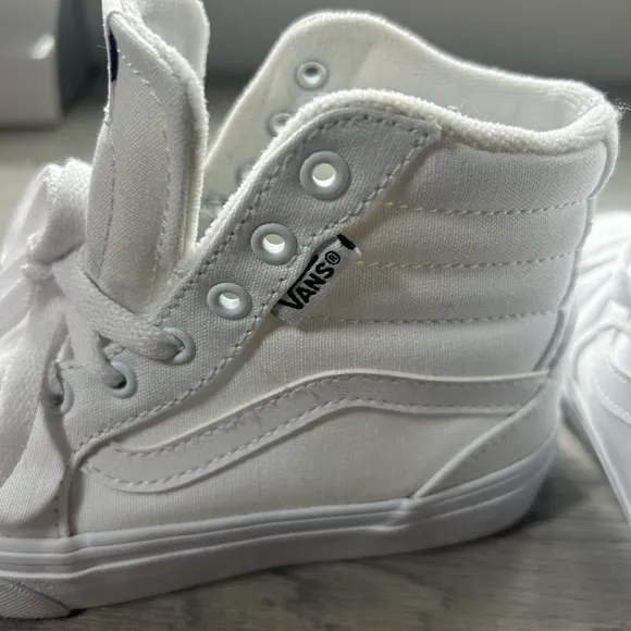 Vans Kids White High-Top Sneakers