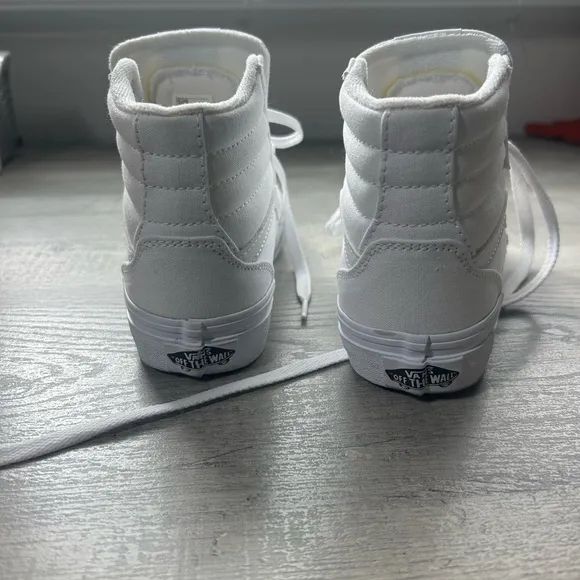 Vans Kids White High-Top Sneakers