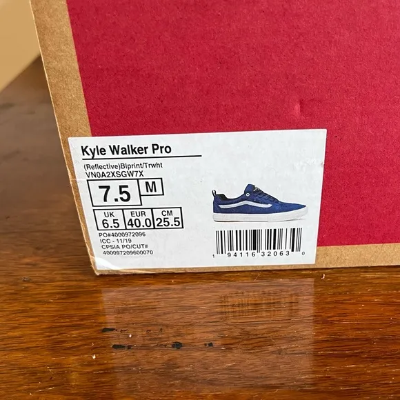 VANS Kyle Pro Blue/White Sneakers
