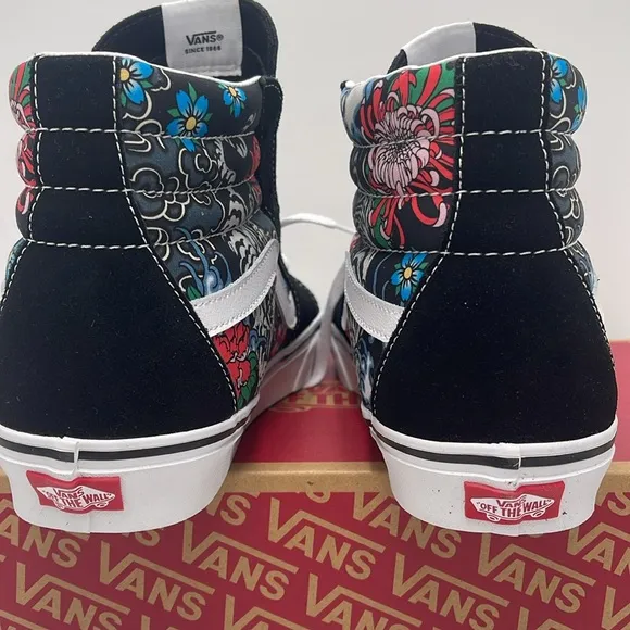 Vans Men’s High-Top Sneakers Sk8-HiTiger Floral Multi/True WhiteVN000BW76GL…