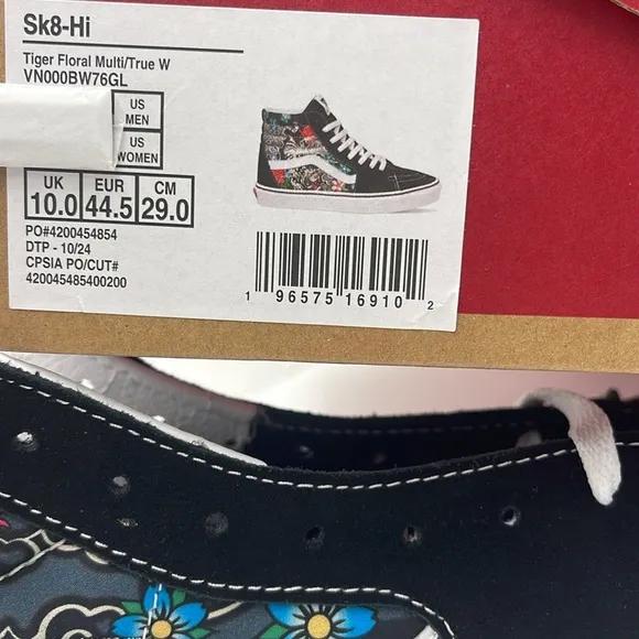 Vans Men’s High-Top Sneakers Sk8-HiTiger Floral Multi/True WhiteVN000BW76GL…