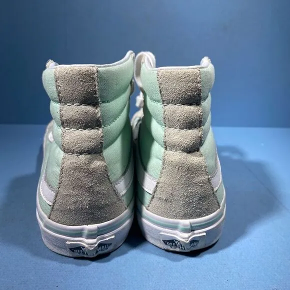 Vans Off The Wall Sk8 hi High Top Ripped Aztec Pattern Sneakers M Sz 7 W 8,5