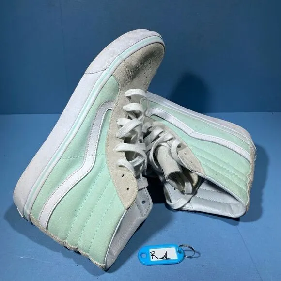 Vans Off The Wall Sk8 hi High Top Ripped Aztec Pattern Sneakers M Sz 7 W 8,5