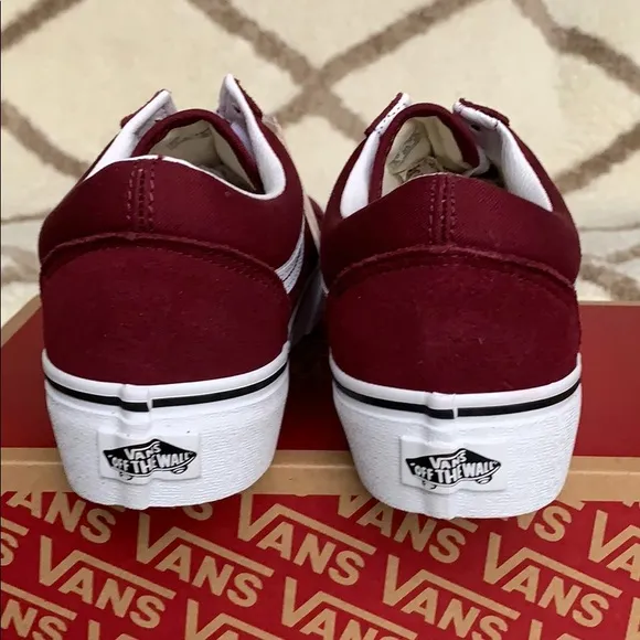••VANS OLD SKOOL PLATFORM Port Royale/True White W