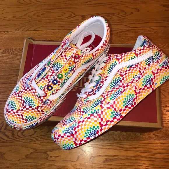 Vans Old Skool Pride Platform Shoes Sneakers