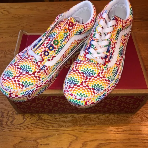Vans Old Skool Pride Platform Shoes Sneakers