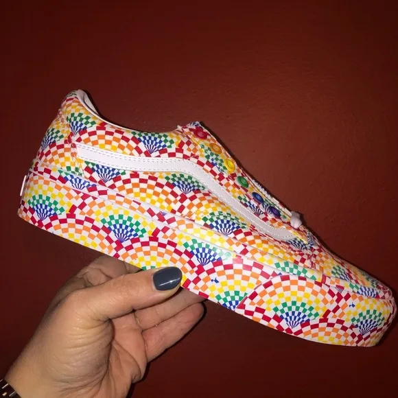 Vans Old Skool Pride Platform Shoes Sneakers