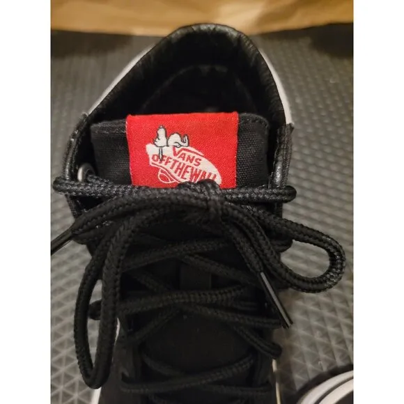Vans Peanuts X Sk8 High Charlie Kite High Top Sneakers Women 7 Men 5.5