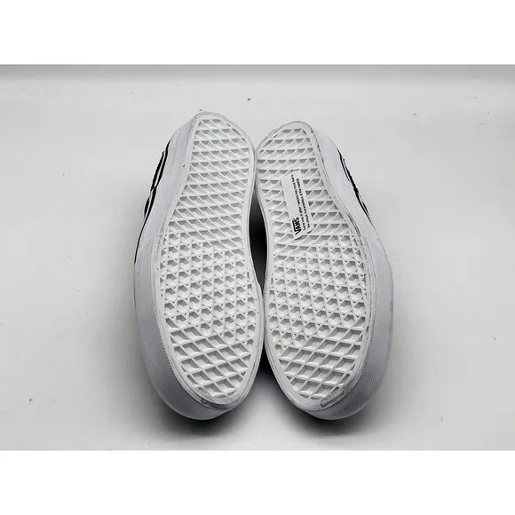 Vans Sequin Slip On Black Sneakers Shoes Size 6