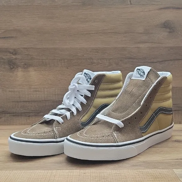 Van's SK8-Hi Brand new in the box no lid authentic uper textile and leather