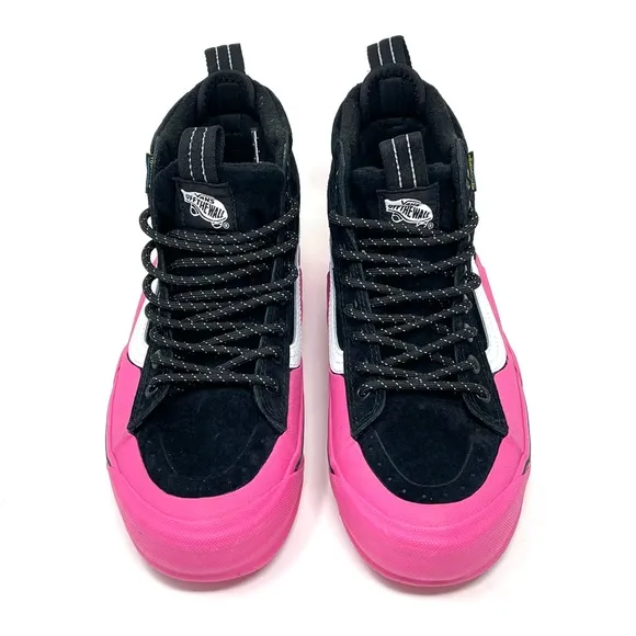 VANS SK8 Hi Dip MTE-2 Hiking Boots Women's SIZE 6.5 Pink Black Suede Duck Shoes