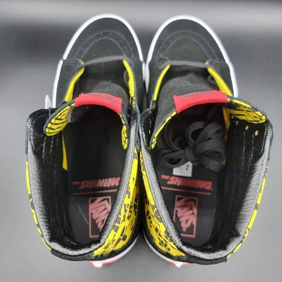 Vans Sk8-Hi House of Terror The Shining 2021 Men's Shoes Size 9 Black Yellow New