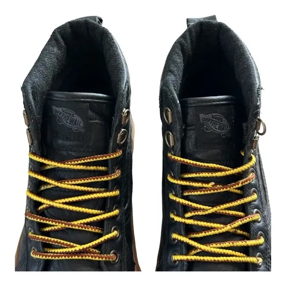 Vans Sk8-Hi MTE Black Gum Leather Men's Sneakers Size 6.5 Men 8 Women