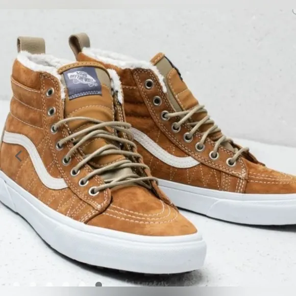 Vans Sk8-Hi MTE Cumin/ Slate Green Men's Size 8  EUC