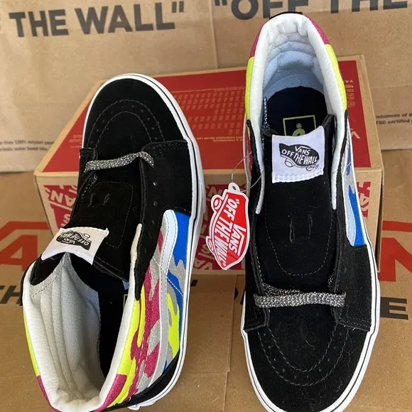 Vans Sk8-Hi Platform 2 After Dark Camo/True White WMNS