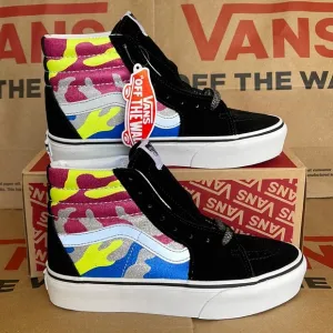 Vans Sk8-Hi Platform 2 After Dark Camo/True White WMNS