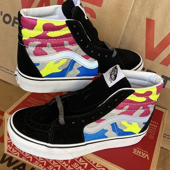 Vans Sk8-Hi Platform 2 After Dark Camo/True White WMNS