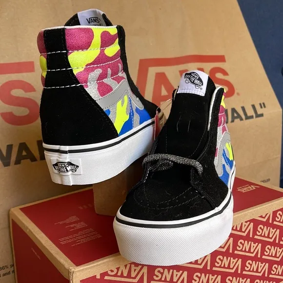 Vans Sk8-Hi Platform 2 After Dark Camo/True White WMNS