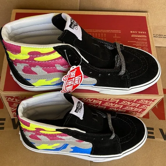 Vans Sk8-Hi Platform 2 After Dark Camo/True White WMNS