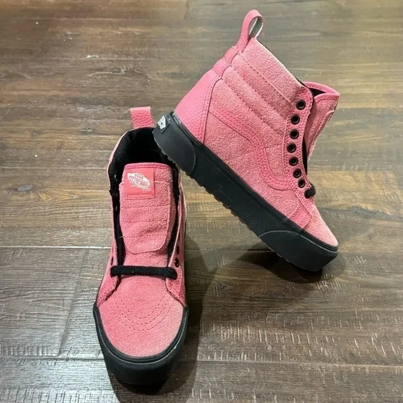 Vans Sk8-Hi Suede Platform Mte Shoes in Desert Rose Size 7 Women