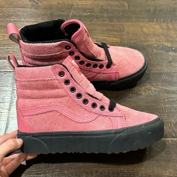 Vans Sk8-Hi Suede Platform Mte Shoes in Desert Rose Size 7 Women