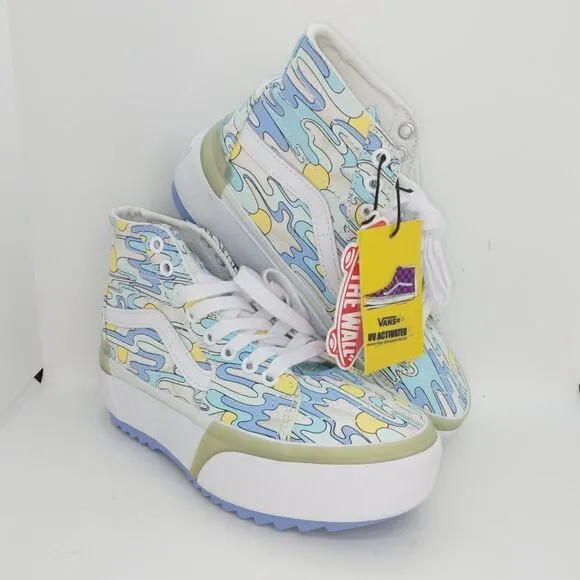 VANS SK8 Sunwaves Womens NEW Platform UV Color Changing Sneakers - sz. 5 1/2