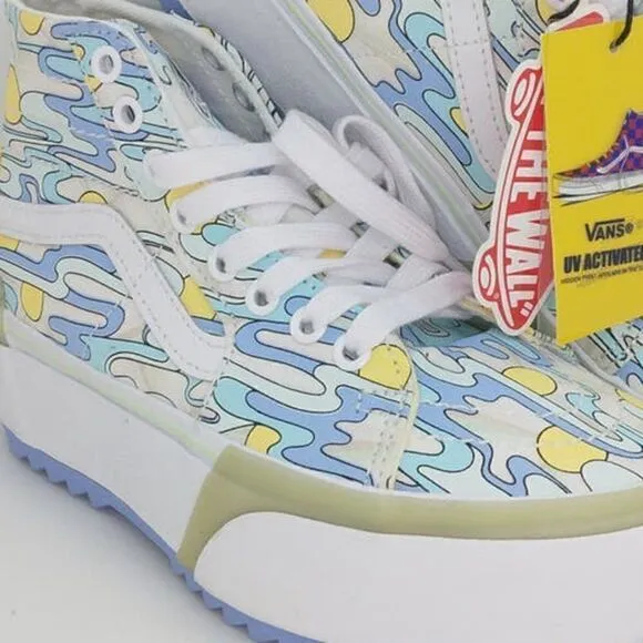 VANS SK8 Sunwaves Womens NEW Platform UV Color Changing Sneakers - sz. 5 1/2