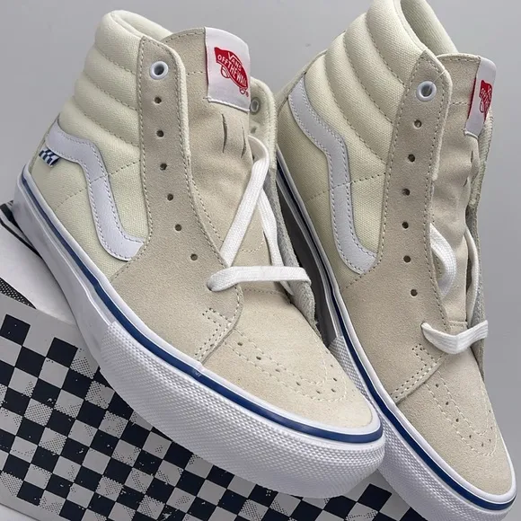Vans Skate Sk8-Hi Sneakers in Off White