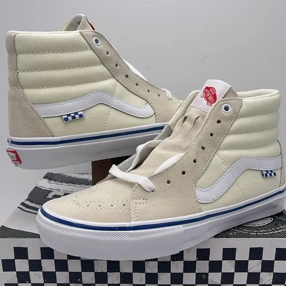 Vans Skate Sk8-Hi Sneakers in Off White