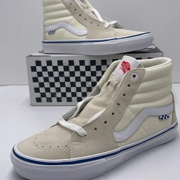 Vans Skate Sk8-Hi Sneakers in Off White