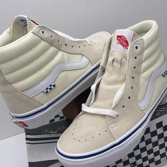Vans Skate Sk8-Hi Sneakers in Off White