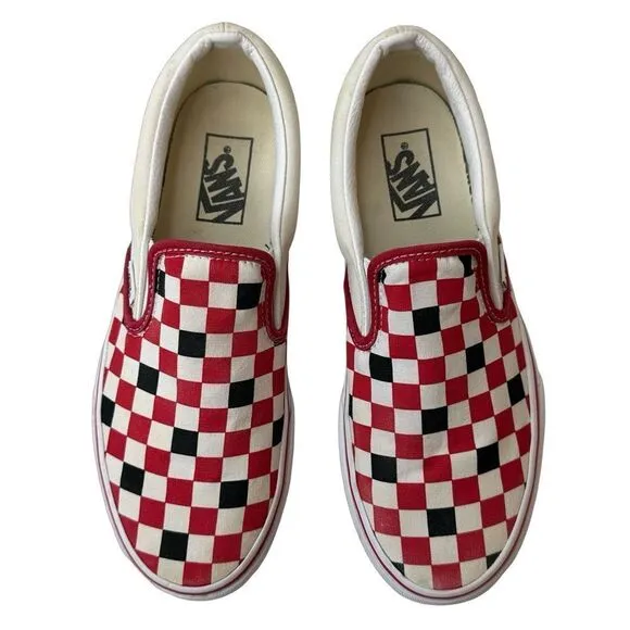 Vans Slip-On I Heart 'White Red' Size 8.5