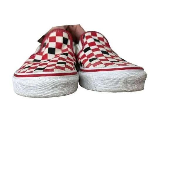 Vans Slip-On I Heart 'White Red' Size 8.5