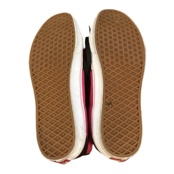 VANS Stylish Pink and Black High-Top Sneakers