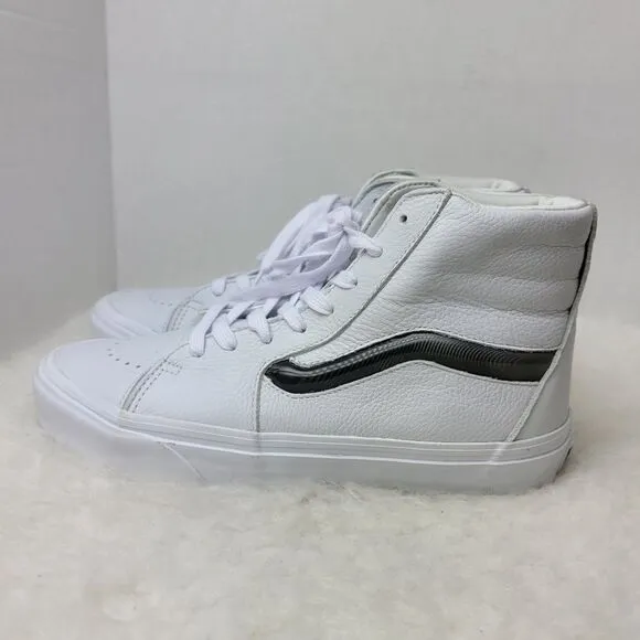 Vans UA SK8-HI XL High Big Mood White Casual Leather High Top Sneakers Size 9