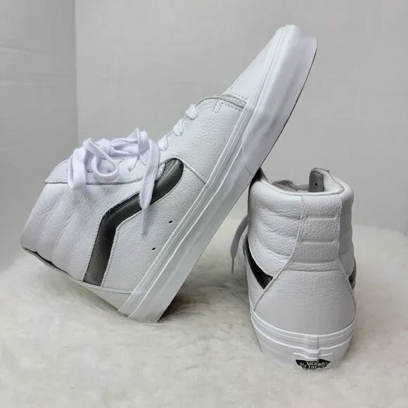 Vans UA SK8-HI XL High Big Mood White Casual Leather High Top Sneakers Size 9