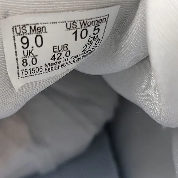 Vans UA SK8-HI XL High Big Mood White Casual Leather High Top Sneakers Size 9
