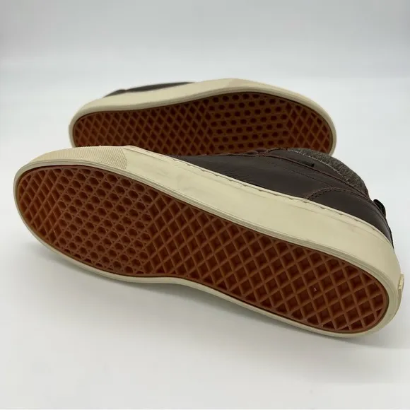 Vans Ultra Cush Leather High Top Sneakers