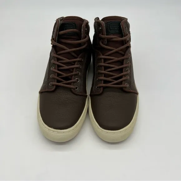 Vans Ultra Cush Leather High Top Sneakers