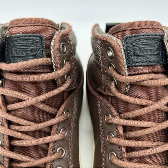 Vans Ultra Cush Leather High Top Sneakers