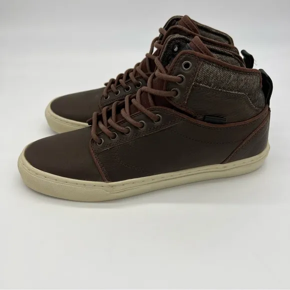 Vans Ultra Cush Leather High Top Sneakers