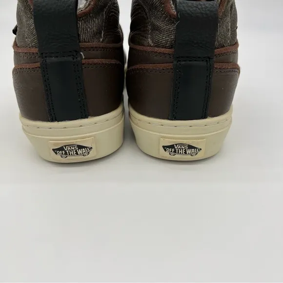 Vans Ultra Cush Leather High Top Sneakers
