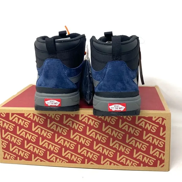 VANS Ultrarange Exo Hi MTE Women Boot Hiking Blue Black Nubuck Shoes VN0A5KS5LKV