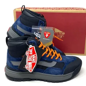 VANS Ultrarange Exo Hi MTE Women Boot Hiking Blue Black Nubuck Shoes VN0A5KS5LKV