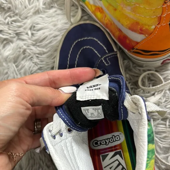 Vans x Crayola Sk8-Hi 'Mashup Melt’ high top size 5.5