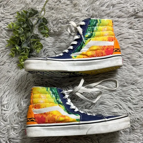 Vans x Crayola Sk8-Hi 'Mashup Melt’ high top size 5.5