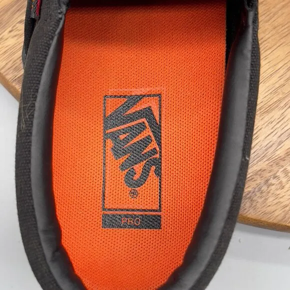 VANS x Cult Slip On Pro Black Checker Mens Size 7 Checkerboard