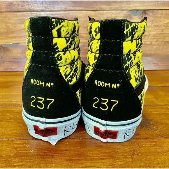 Vans x House of Terror Shoes The‎ Shining &quot;RedRum&quot; Sk8-Hi Men's Sz 9